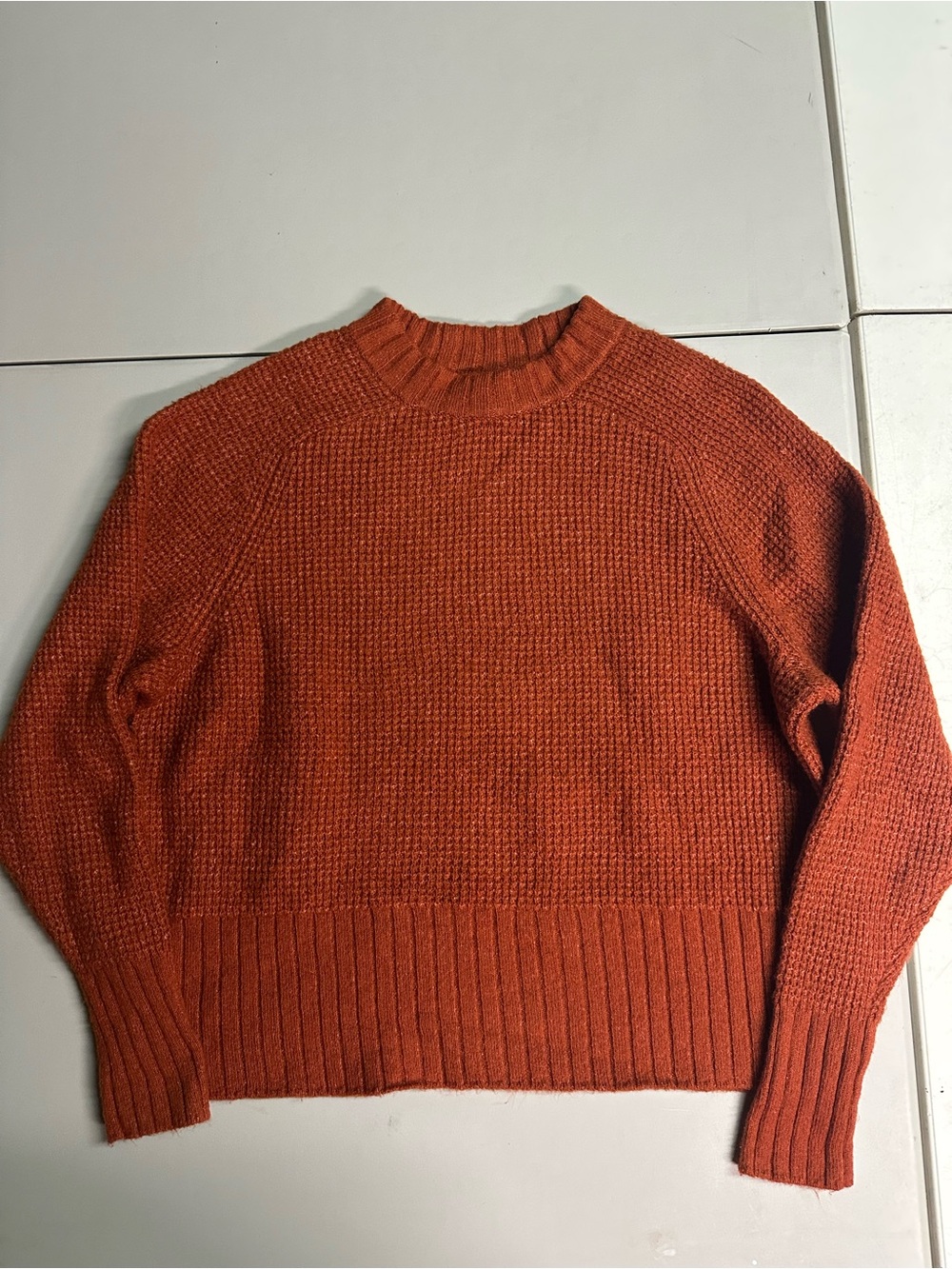 Women's Orange Crewneck Sweater by a new day Sz M